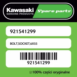 Super okazja Śruba imbusowa 6X55 Kawasaki