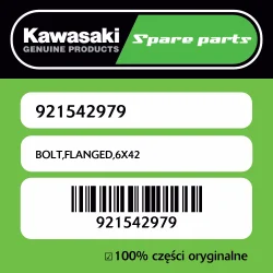 Dostępne od ręki Śruba z kołnierzem 6X42 Kawasaki