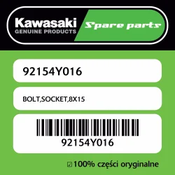 Śruba imbusowa 8X15 Kawasaki Nowość