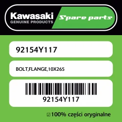 Bestseller Śruba z kołnierzem 10X265 Kawasaki