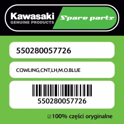 Owiewka centralna lewa M.O.BLUE Kawasaki Dodaj do koszyka