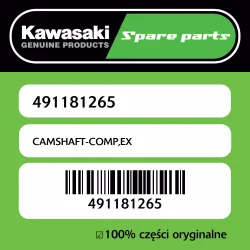 CAMSHAFT-COMP,EX Ograniczona ilość